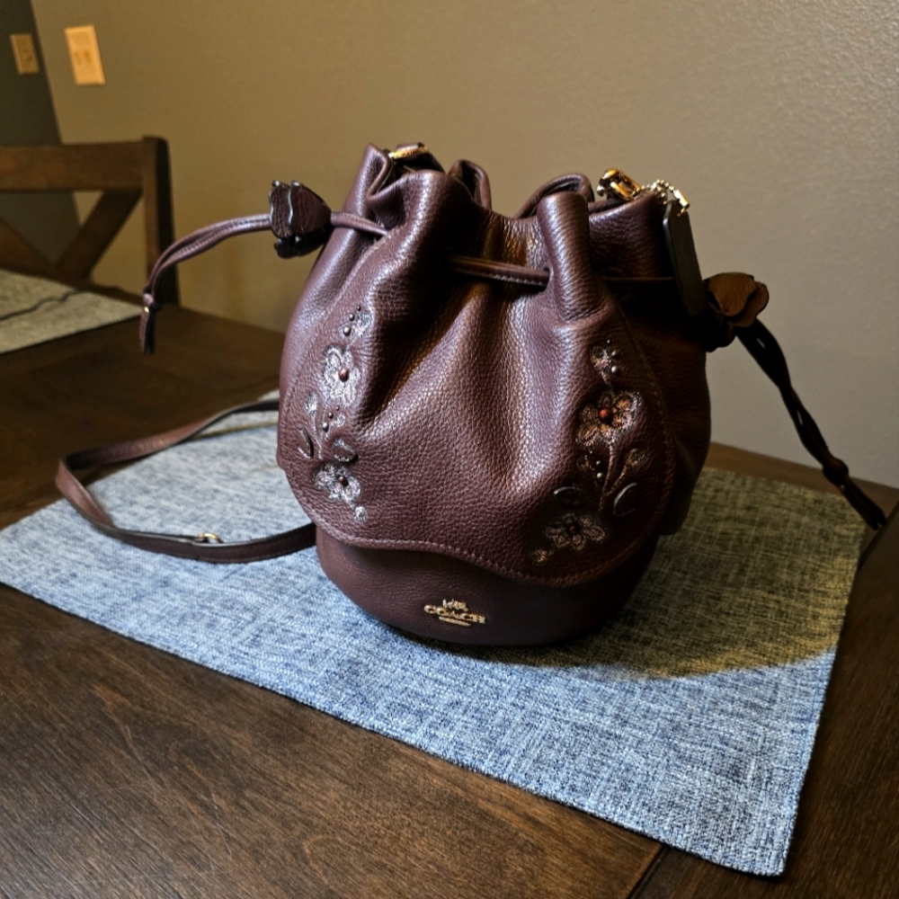 COACH Oxblood Petal Bag